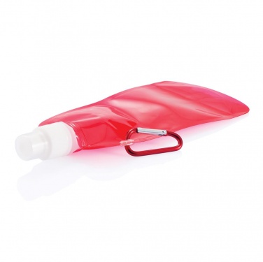 Logo trade promotional items picture of: Foldable water bottle, red