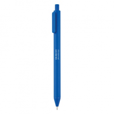 Logo trade promotional merchandise photo of: X1 pen, blue