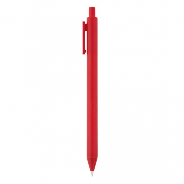 Logo trade corporate gifts image of: X1 pen, red