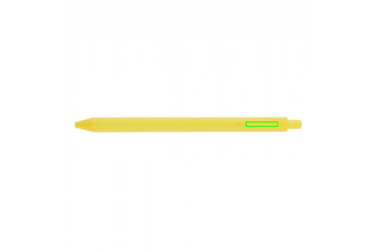 Logo trade corporate gifts picture of: X1 pen, yellow