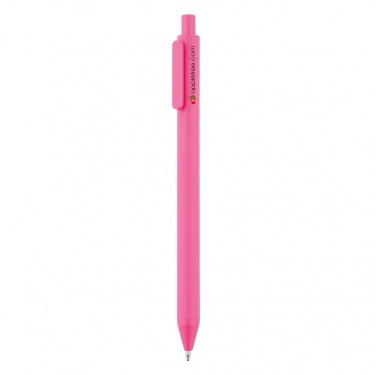 Logo trade business gifts image of: X1 pen, pink