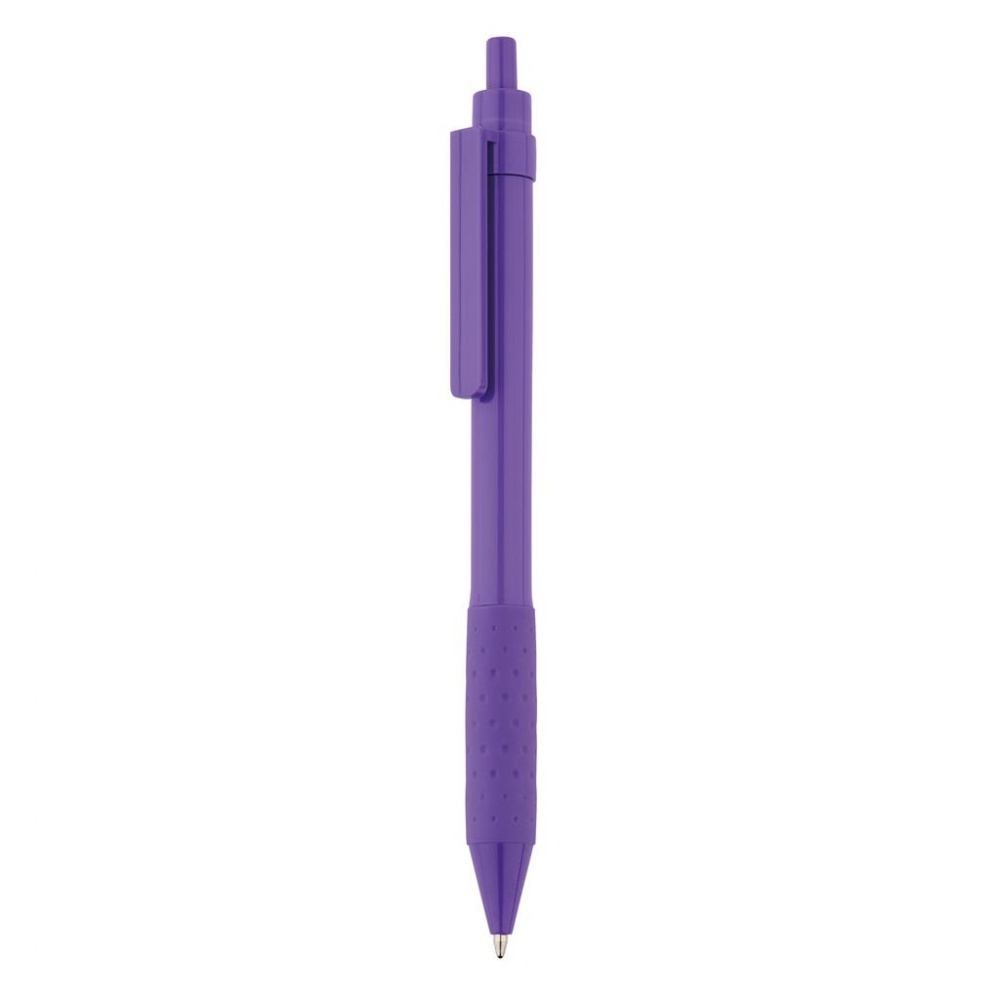 Logo trade promotional items picture of: X2 pen, purple