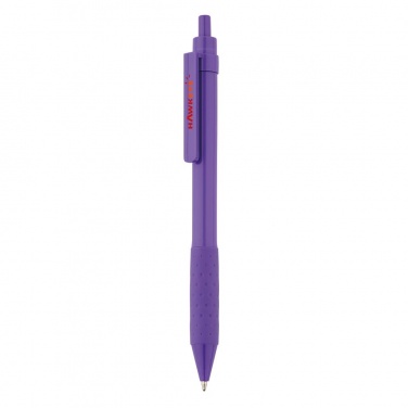 Logo trade promotional item photo of: X2 pen, purple