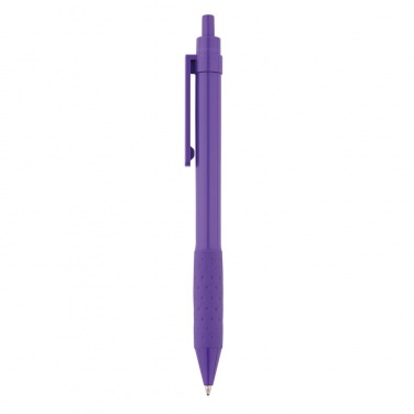 Logo trade promotional merchandise image of: X2 pen, purple