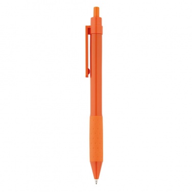 Logo trade promotional giveaway photo of: X2 pen, orange