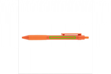 Logo trade promotional giveaways picture of: X2 pen, orange