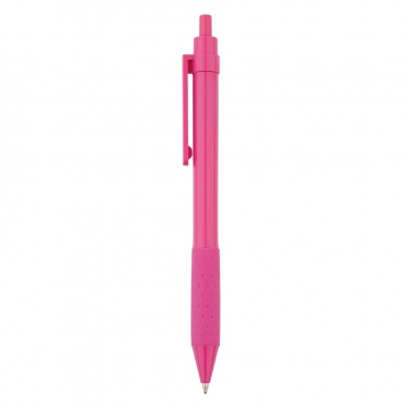 Logo trade promotional giveaway photo of: X2 pen, pink