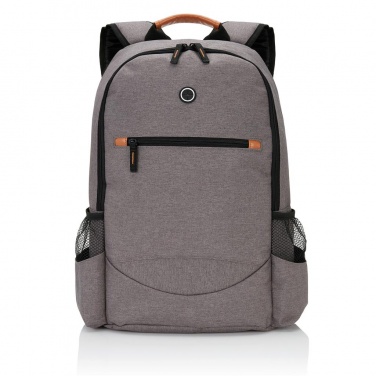 Logo trade advertising product photo of: Fashion duo tone backpack, grey