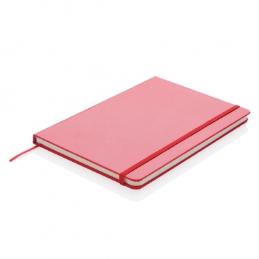 Logo trade corporate gifts picture of: A5 Notebook & LED bookmark, red