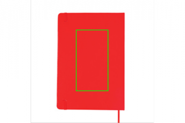 Logotrade promotional item image of: A5 Notebook & LED bookmark, red