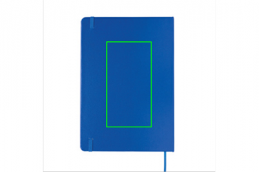 Logo trade advertising products image of: A5 Notebook & LED bookmark, blue