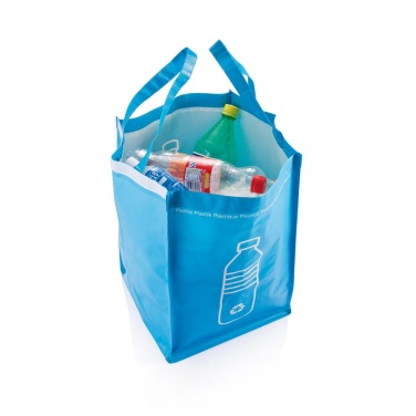 Logo trade business gift photo of: 3pcs recycle waste bags, green