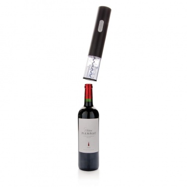 Logo trade advertising products picture of: Electric wine opener - battery operated, black