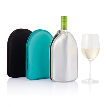 Logo trade promotional merchandise image of: Wine cooler sleeve, black