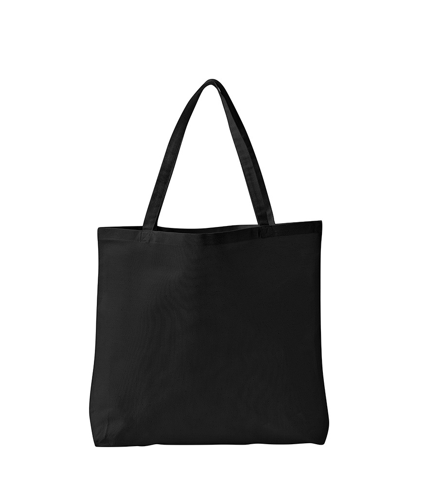 Logotrade corporate gift image of: Canvas bag GOTS, black