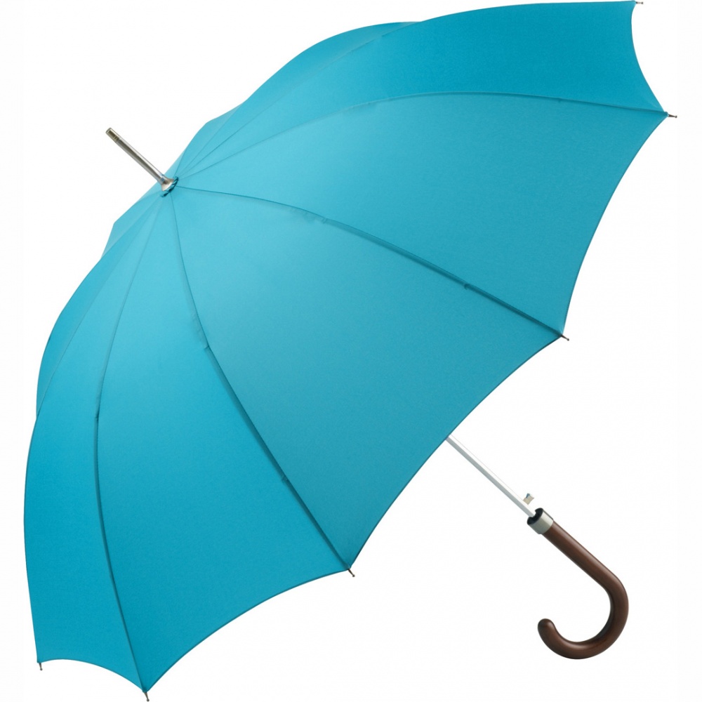 Logo trade promotional products image of: High quality AC FARE®-Classic 1130 umbrella, light blue