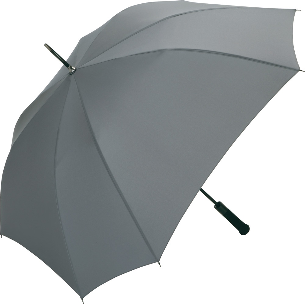 Logo trade business gift photo of: AC regular umbrella FARE®-Collection Square, grey