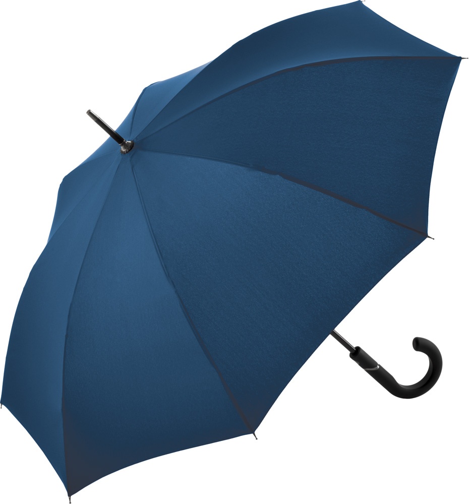 Logo trade promotional products image of: Regular umbrella 1755 FARE® Fibertec AC, navy