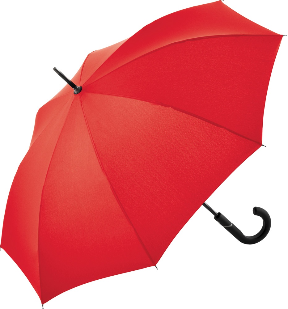 Logo trade corporate gifts picture of: Regular umbrella FARE® Fibertec AC, red