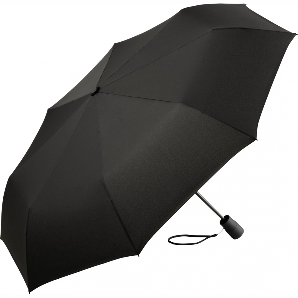 Logo trade promotional merchandise picture of: Oversize mini umbrella FARE®-Shine, black