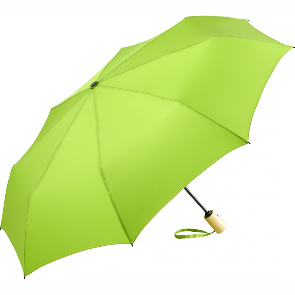 Logotrade promotional giveaway image of: AOC mini umbrella ÖkoBrella 5429, Green