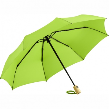 Logotrade promotional item image of: AOC mini umbrella ÖkoBrella 5429, Green