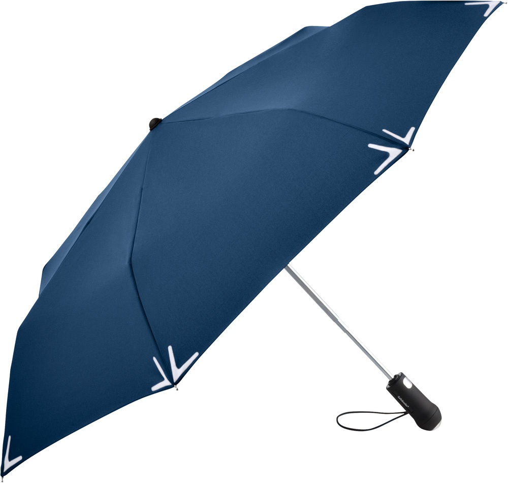 Logotrade promotional gifts photo of: AOC mini umbrella Safebrella® LED 5471, Blue