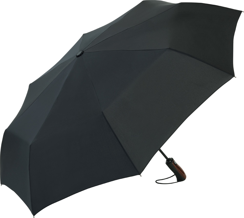 Logo trade advertising products picture of: AOC oversize mini umbrella Stormmaster, black