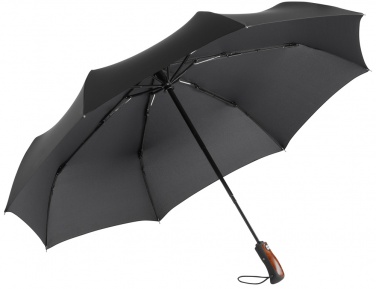 Logo trade promotional products image of: AOC oversize mini umbrella Stormmaster, black