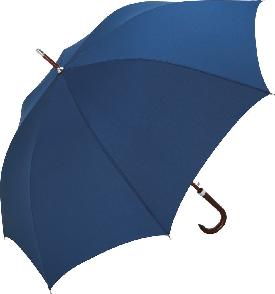 Logotrade promotional merchandise picture of: AC woodshaft golf umbrella FARE®-Collection, Blue