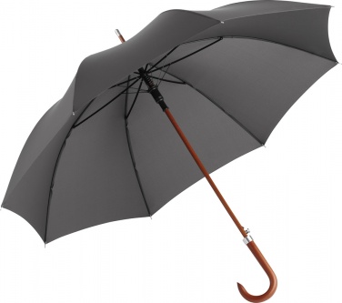 Logo trade promotional giveaway photo of: AC woodshaft golf umbrella FARE®-Collection, Blue