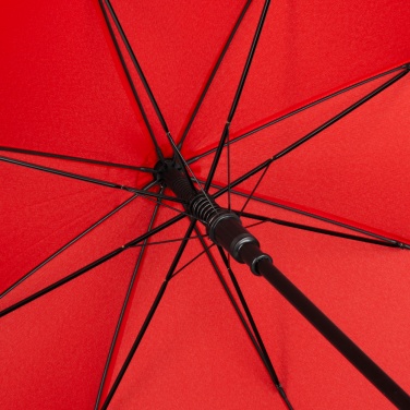 Logo trade advertising products image of: AC regular umbrella Safebrella® LED, Red