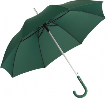 Logo trade promotional giveaway photo of: AC alu regular umbrella Windmatic Color, green