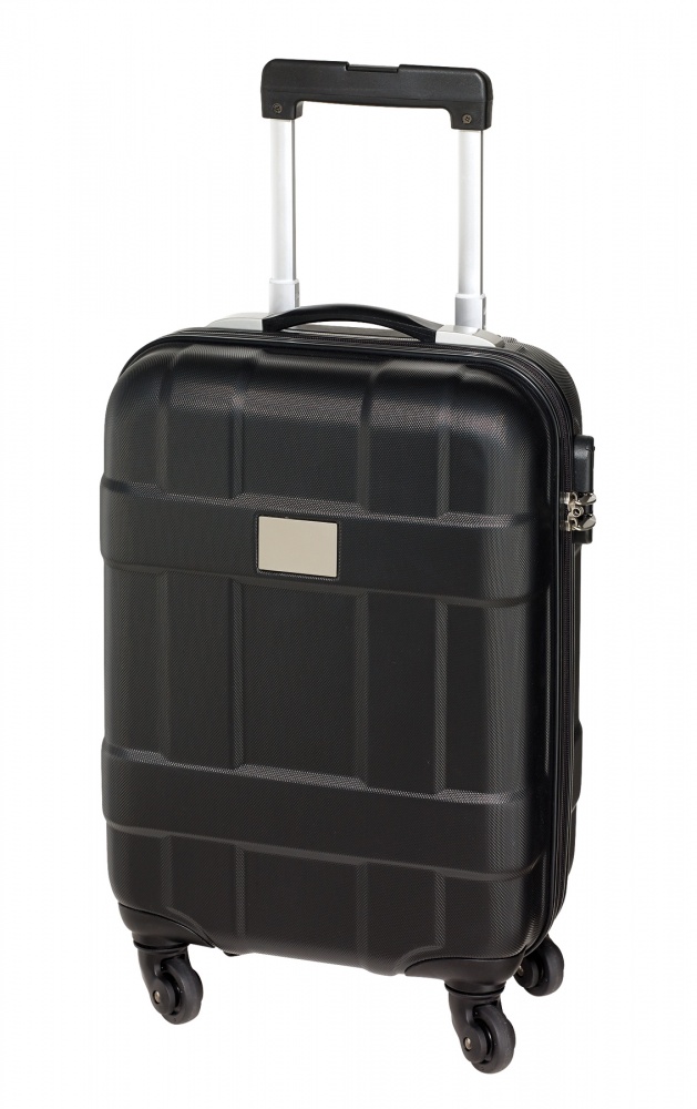 Logo trade corporate gift photo of: Trolley-Boardcase Monza ABS, black