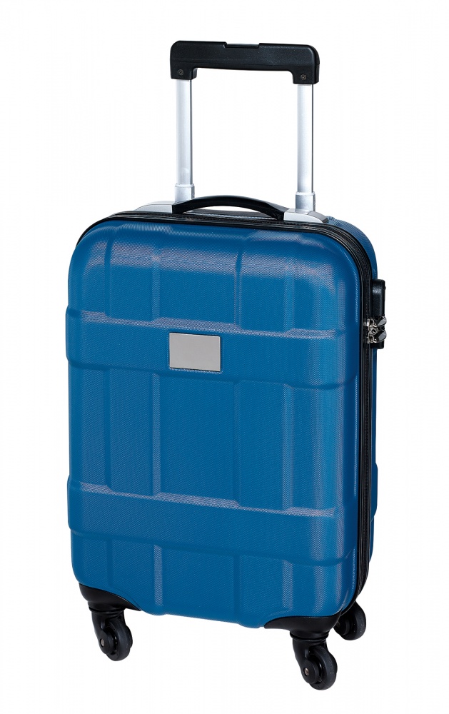 Logo trade corporate gifts picture of: Trolley-Boardcase Monza ABS, blue