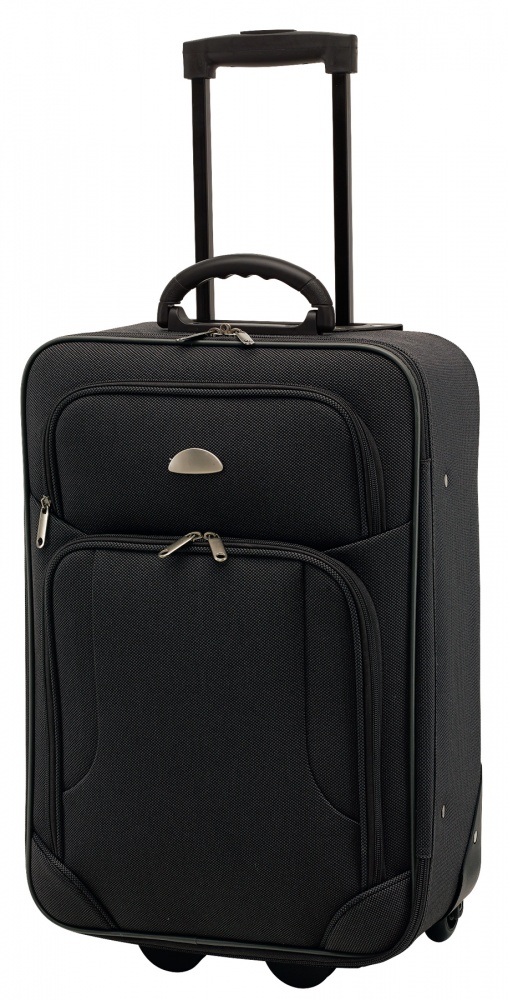 Logo trade business gift photo of: Trolley-boardcase"Galway"1200D, black