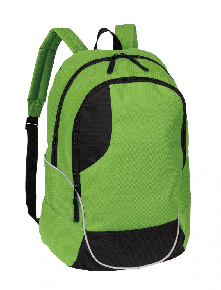 Logo trade corporate gifts picture of: Rucksack, Curve, light green