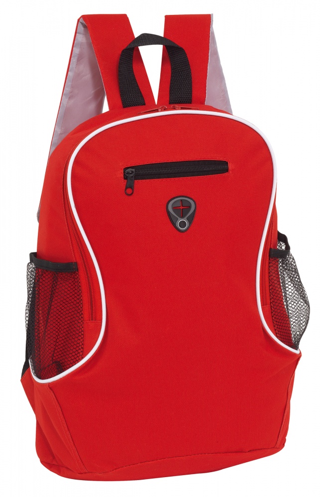 Logo trade promotional giveaways picture of: Backpack Tec, red