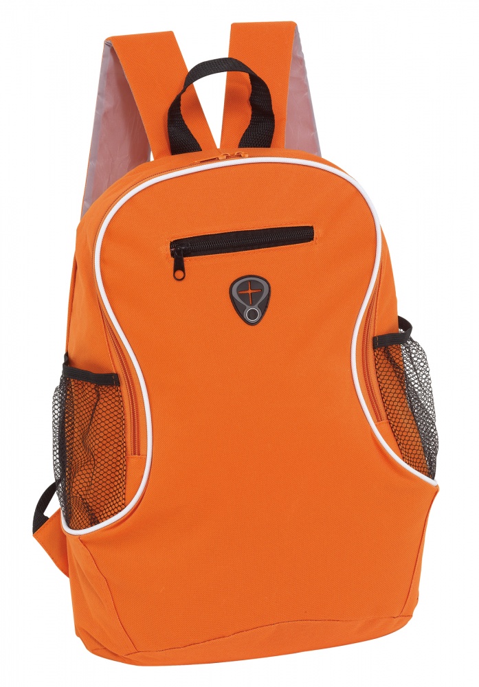 Logo trade business gifts image of: Backpack Tec, orange