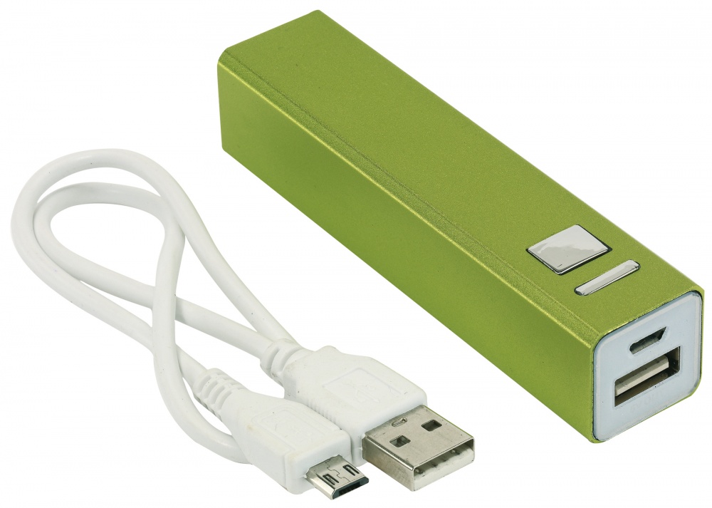 Logo trade promotional item photo of: Powerbank, Endurance, green