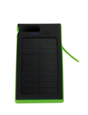 Logo trade corporate gift photo of: Powerbank, Helios, black-green