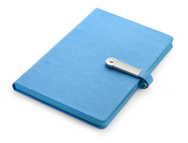 Logo trade promotional merchandise image of: Notebook MIND with USB flash drive 16 GB, A5