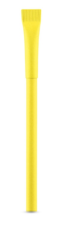 Logotrade corporate gift picture of: Paper ball pen PINKO, Yellow