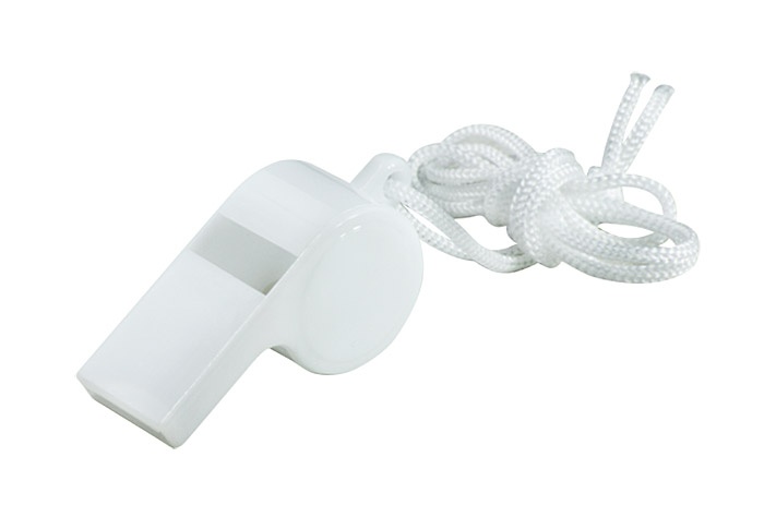 Logo trade promotional merchandise photo of: Whistle WIST, white