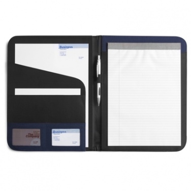 Logo trade corporate gift photo of: Conference folder with notebook, Blue