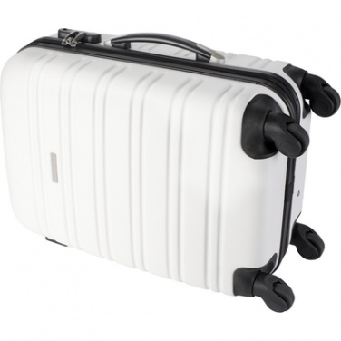 Logo trade promotional gifts image of: Trolley bag, white