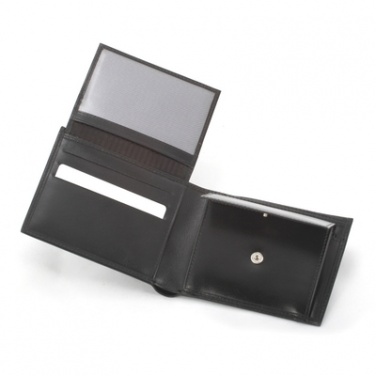 Logotrade promotional merchandise picture of: Mauro Conti leather wallet, black