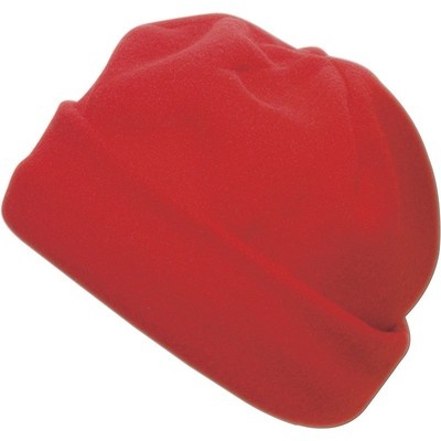 Logo trade promotional product photo of: Fleece hat, Red