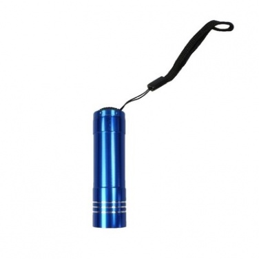 Logo trade promotional merchandise image of: Torch 9 LED with wrist strap