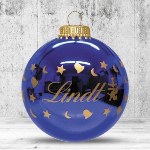 Logotrade promotional products photo of: Christmas ball with 1 color logo, 8 cm